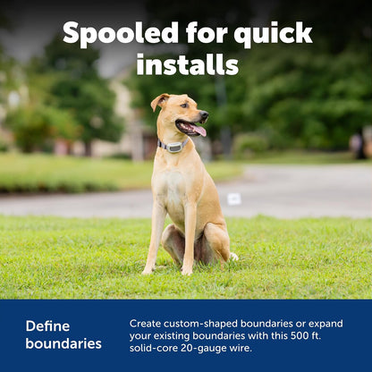 PetSafe electronic dog fence boundary wire spool package back details