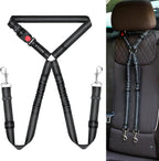 BWOGUE Pet Dog Cat Seat Belts, Car Headrest Restraint Adjustable Safety Leads Vehicle Seatbelt Harness (1 Pack) - Image 11