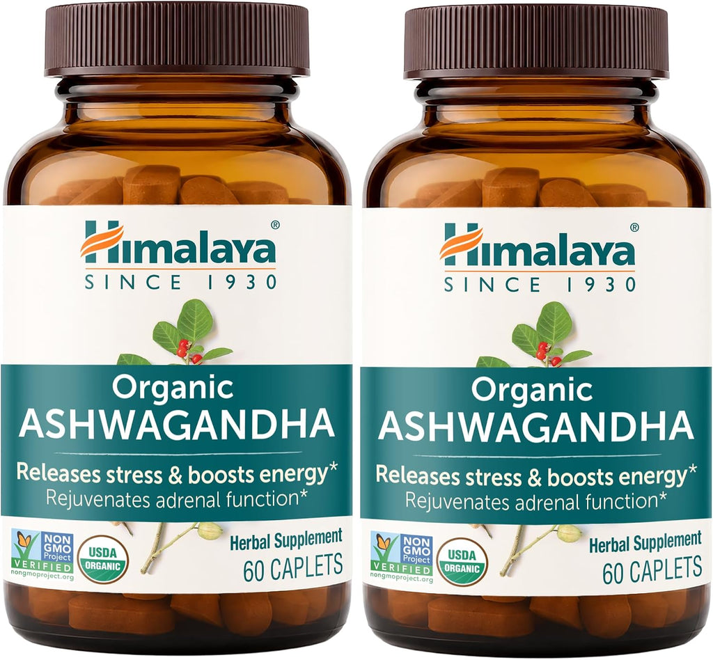 Himalaya USDA Organic Ashwagandha Root, 670 mg, 60 Day Supply, 60 Caplets - Image 12