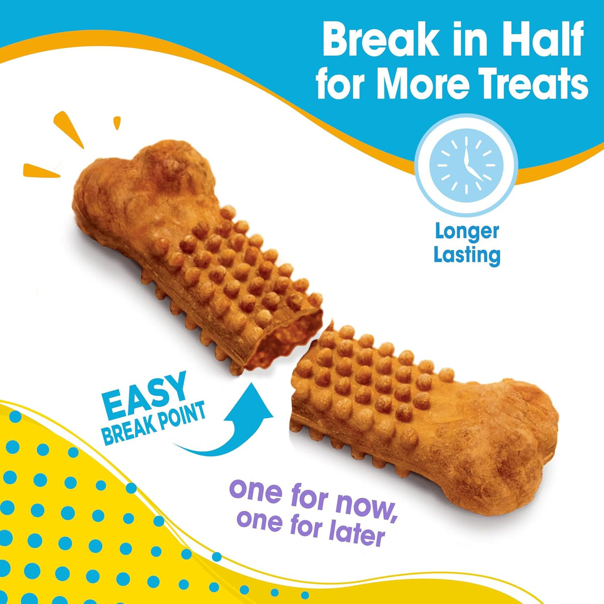 Nylabone Nubz turkey and sweet potato puppy treats label details
