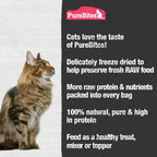 PureBites low calorie pet treats for cats with allergies back panel