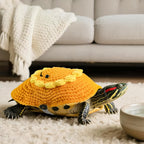 Warm Knit Tortoise Sweater, Handmade Turtle Sweater Small Animal Sweater Pet Shell Decoration Outfit Turtle Clothes Tortoise Costume for Christmas Party Cosplay Photo Shoot-Beatles,M - Image 13