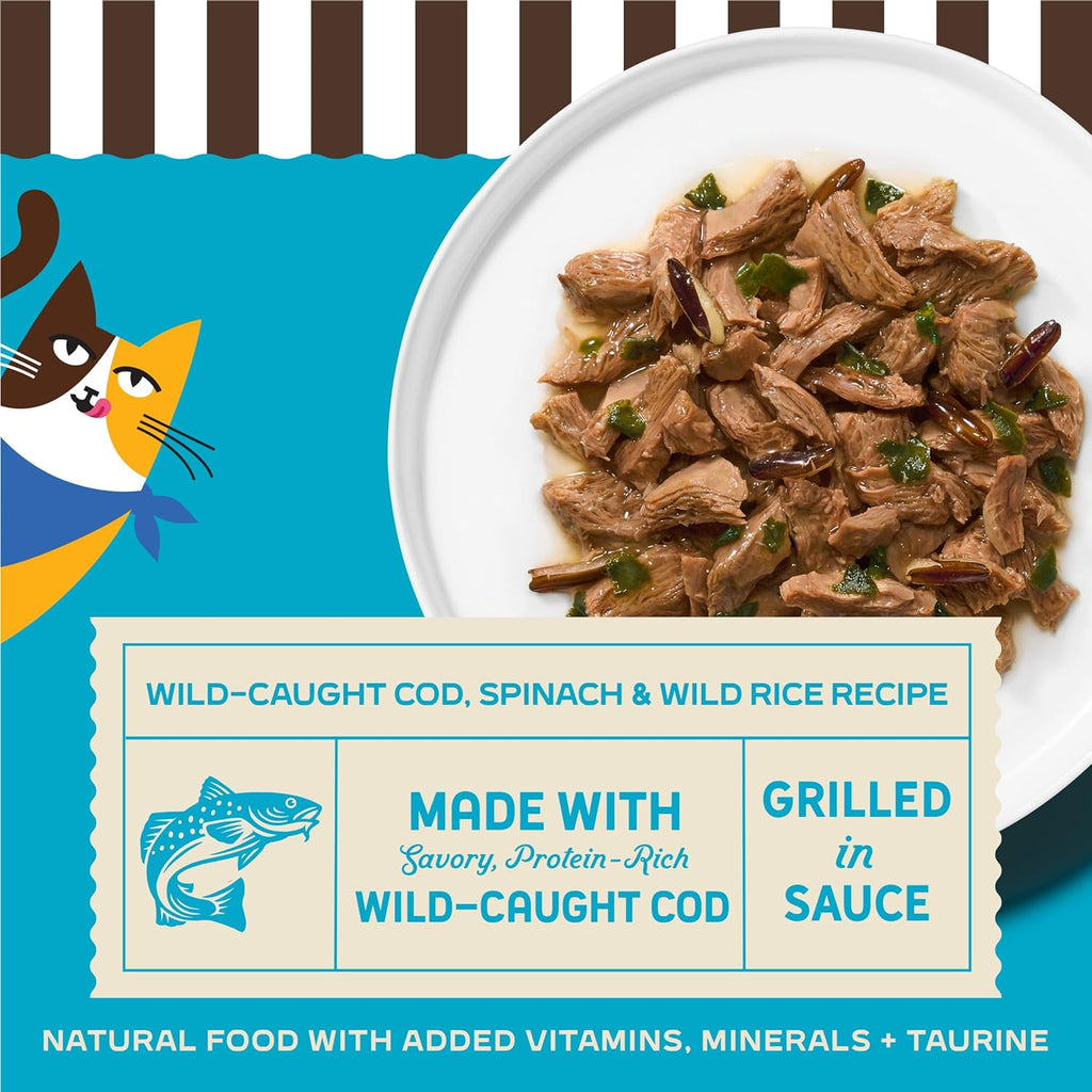 Merrick Purrfect Bistro premium high protein wet cat food can detail
