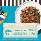 Merrick Purrfect Bistro premium high protein wet cat food can detail