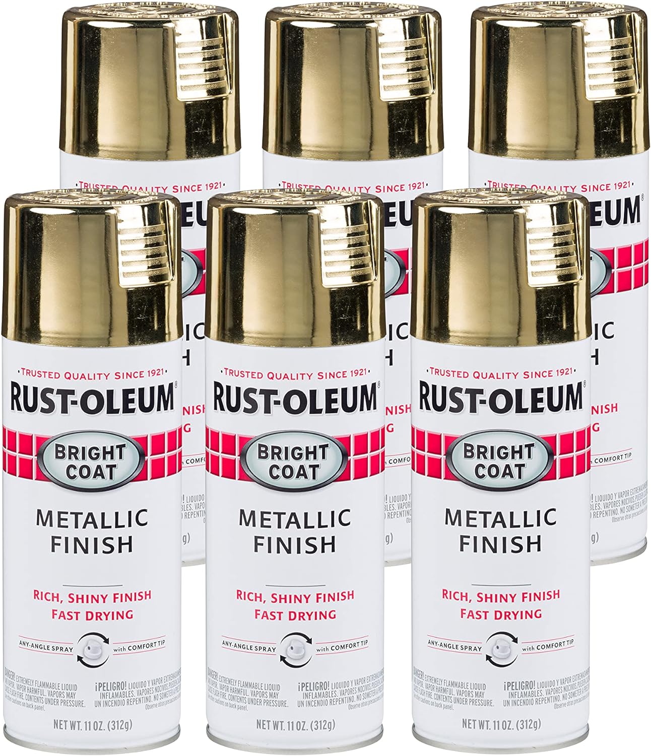 Rust-Oleum 7718830 Stops Rust Bright Coat Metallic Spray Paint, 11 Oz, Chrome (Pack of 1) - Image 15