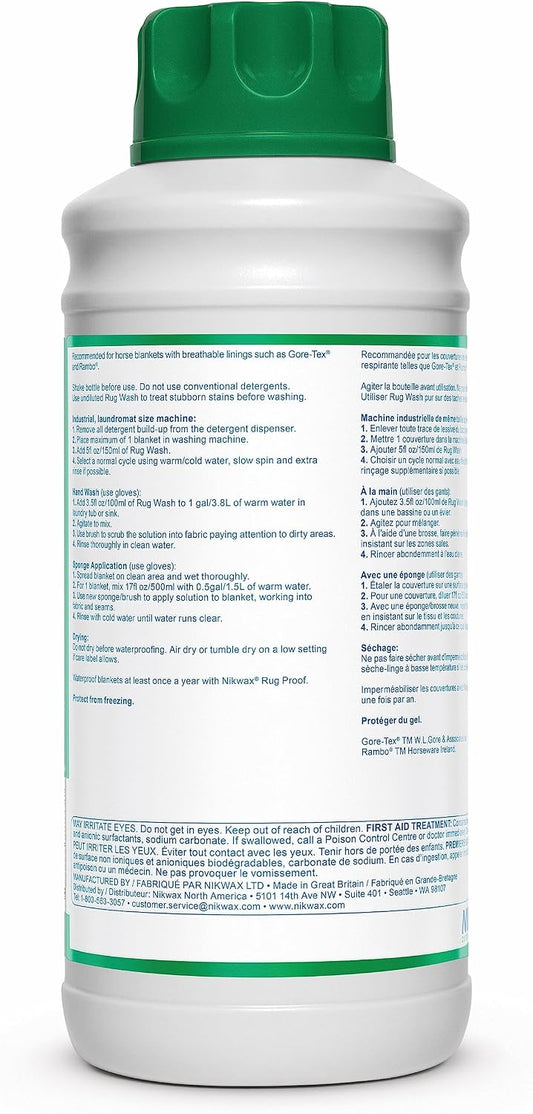 Technical non detergent animal gear cleaner one liter bottle