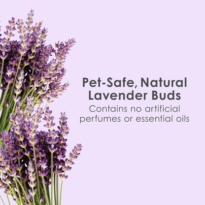 Kaytee Clean and Cozy lavender bedding packaging back view