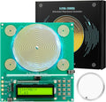 XIKDS Schumann resonance frequency generator front view with digital LCD display screen.