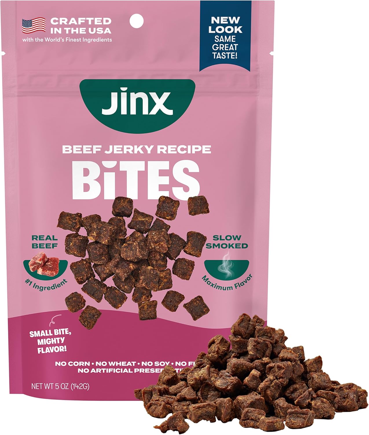 Jinx Beef Bites Jerky Dog Treats - Soft & Chewy, All Natural Dog Jerky Treats with Grass-Fed Beef - Pet Products for All Dogs (Puppies, Adults & Seniors) - 15oz - Image 10