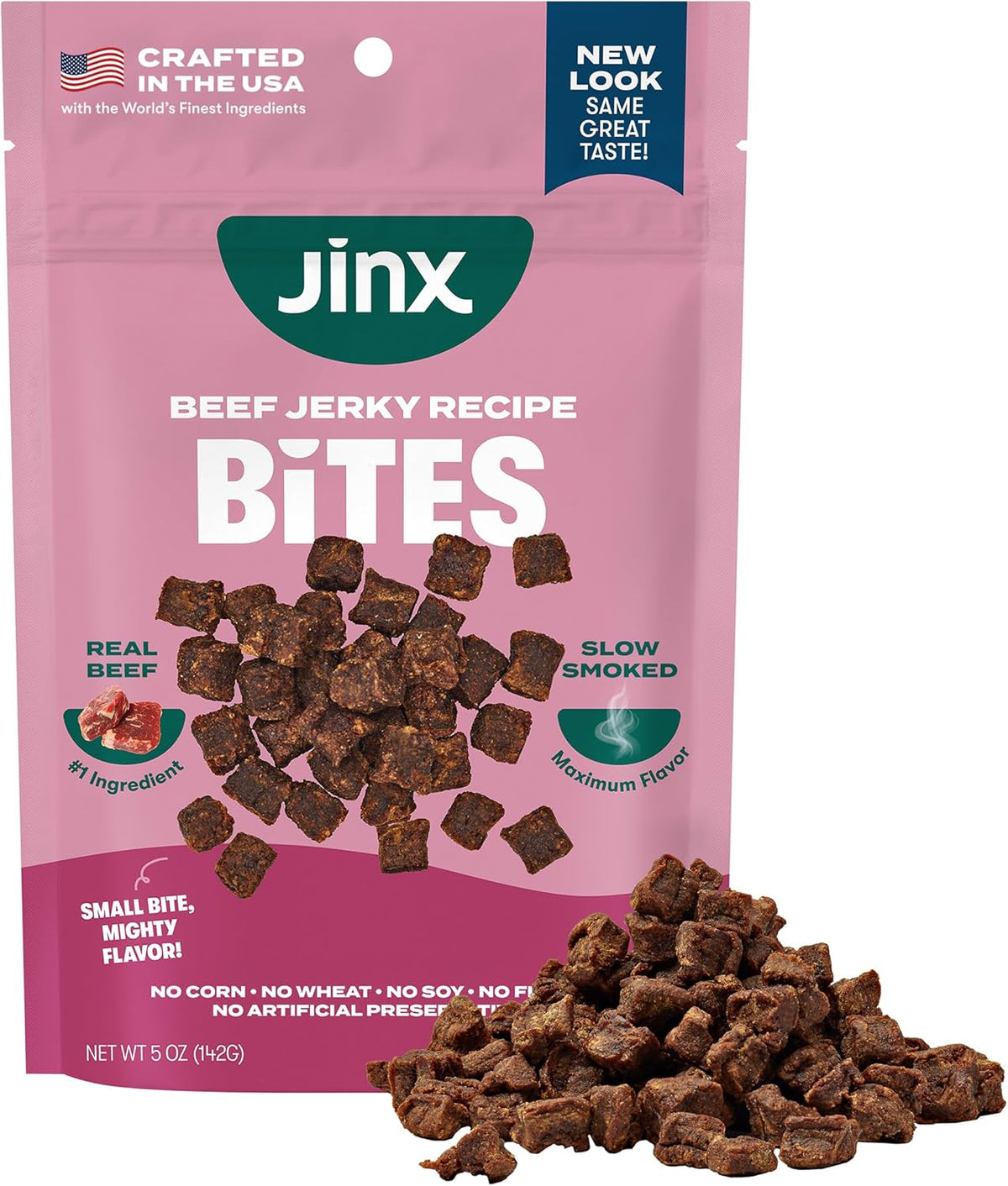 Jinx Beef Bites Jerky Dog Treats - Soft & Chewy, All Natural Dog Jerky Treats with Grass-Fed Beef - Pet Products for All Dogs (Puppies, Adults & Seniors) - 15oz - Image 10