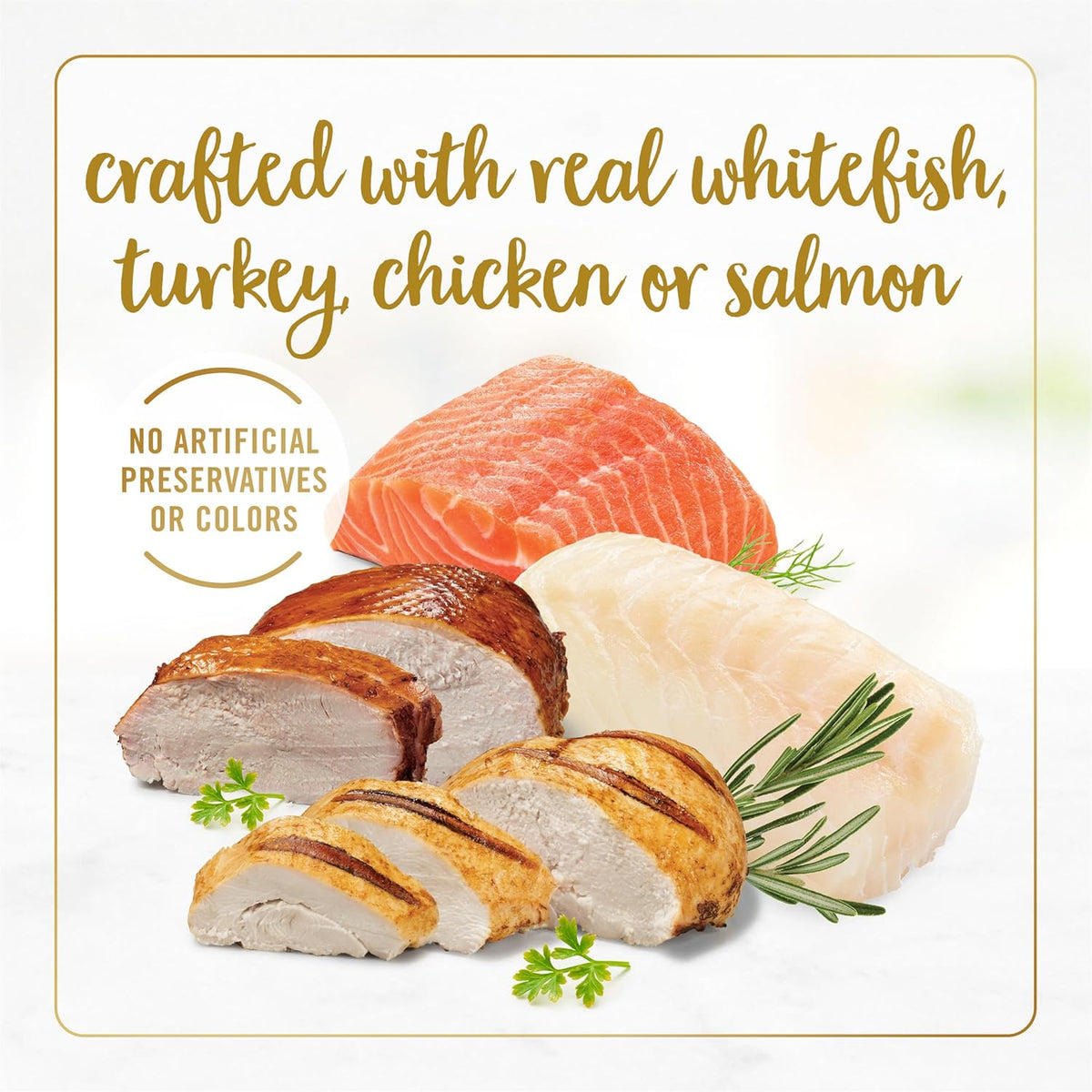 Fancy Feast tender ocean whitefish and salmon cat food tins