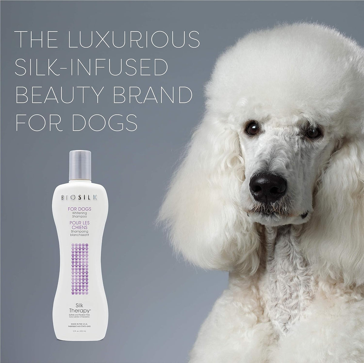 pH balanced whitening shampoo for puppies and dogs