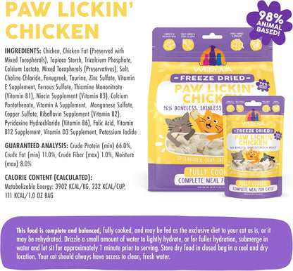 Weruva Paw Lickin Chicken one ounce bag for cats