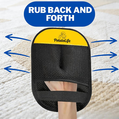 PotatoLife pet hair removal glove for cat grooming