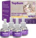TopSum Cat Calming Pheromone Diffuser: Feline Pheromones Plug in for Stress, Alone At Home, Spraying, Fighting, Scratching, Aggression & Excessive Meowing (Purple- 6 Refills) - Image 10