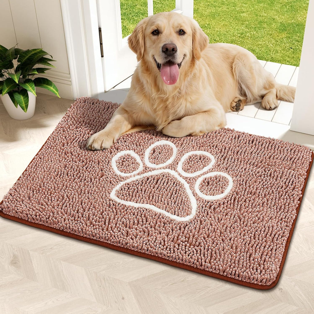 Bcoimo Super Absorbent Cat Door Mat, 24"*17" Anti Slip Mat for Muddy Paws, Pet Rugs for Dirty Paws Washable that Absorbs Moisture and Dirt, for Cat Cage and Pet Resting Carpet - Image 11