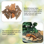 Durable and reusable reptile bedding bark pieces showcasing moisture regulation texture.