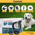 Educator BarkLess Pro packaging and included training clicker