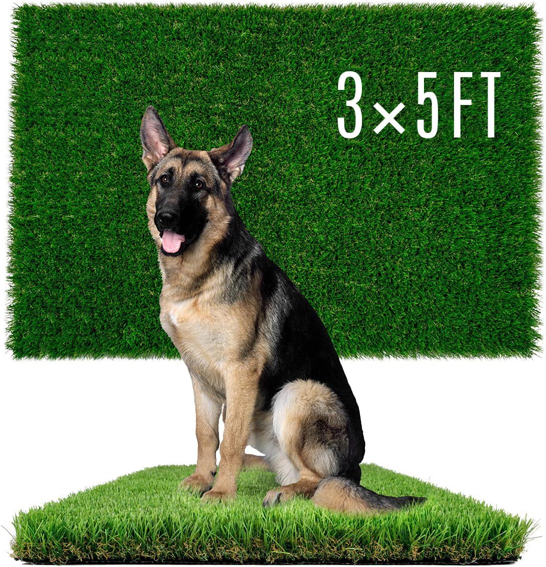 Sunturf Dog Pee Grass, Artificial Grass for Dogs, Fake Grass for Dogs Potty Training, Extra Large Dog Pads 5x8ft , Housebreaking Supplies, Indoor Outdoor Turf Grass, Washable Reusable - Image 12