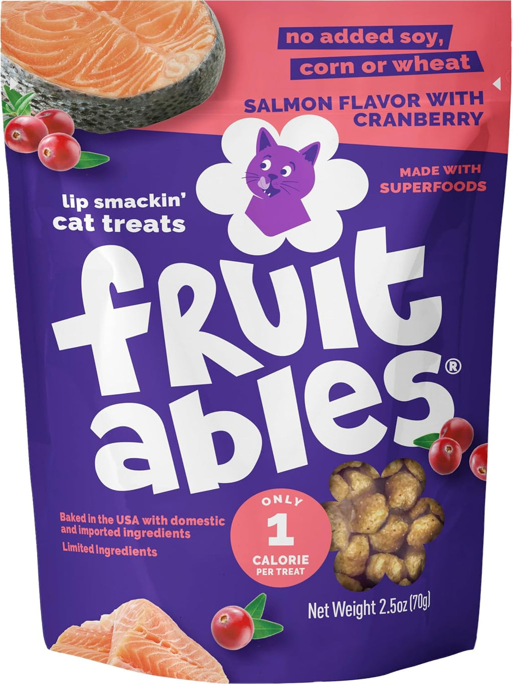 Fruitables Cat Treats, Healthy Treats For Cats, Low Calorie and Packed with Protein, Crunchy Biscuits, No Wheat, Corn or Soy, Made with Real Tuna and Pumpkin, 2.5oz - Image 11