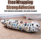 Anti escape cat grooming bag open view demonstrating the large size layout