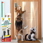 Panther Armor 3-Pack Door Protector front view for dog scratching
