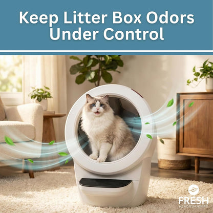 Six month supply of premium activated charcoal cat box filters