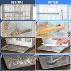 XANGNIER Bird Cage Cleaner Brush Kit Accessories,4 Pcs - Image 2