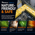 Bird Barrier optical gel installed on a roof ledge