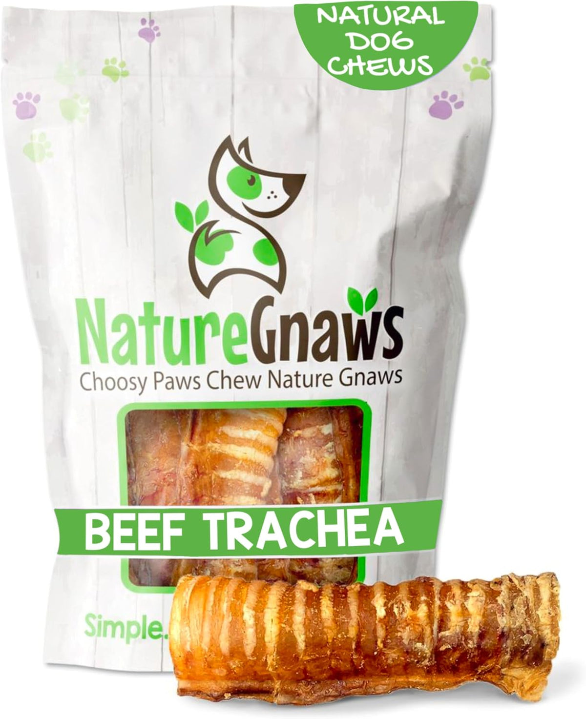Nature Gnaws Beef Trachea Crunch Wraps for Dogs (3 Count) - Long Lasting Natural Beef Jerky Dog Chew Bones - Rawhide Free - Image 12