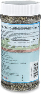 Kaytee mineral grit container side profile and size reference