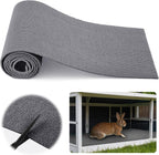 Bunny chewing and scratching mat package dimensions demonstrating length and width.