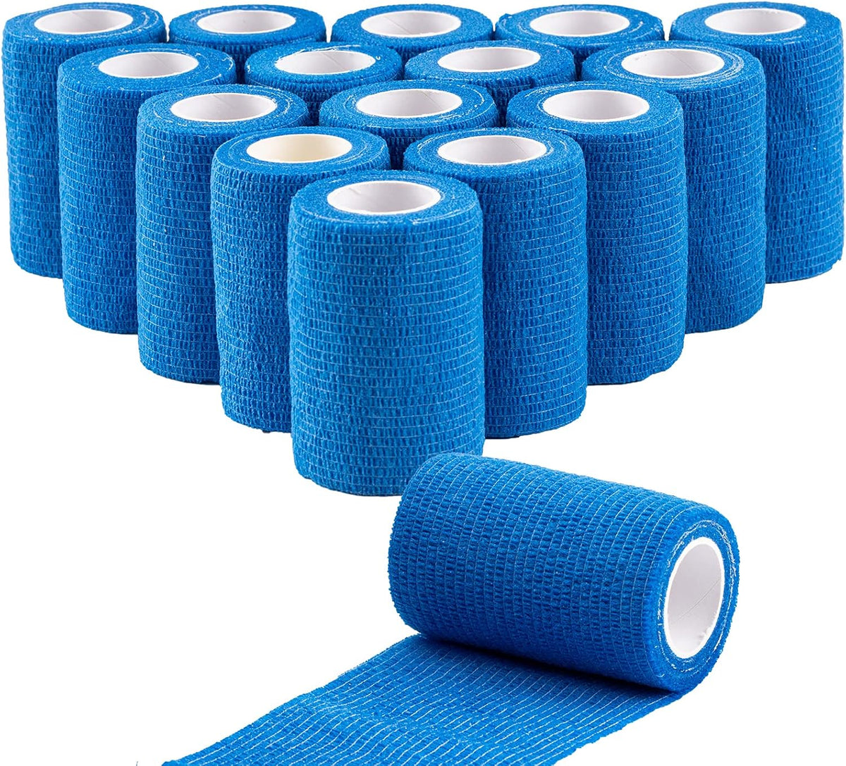 16 Rolls Self Adhesive Bandage Wrap 3 inch, Self Sticking Bandage Wrap, Self Adherent for Wrist Ankle Sprains, Vet Wrap for Animals Pet (Pink) - Image 9