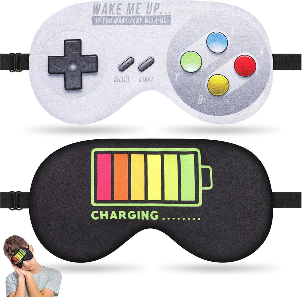 Ferocity 2 Pcs blackout sleep mask set front view