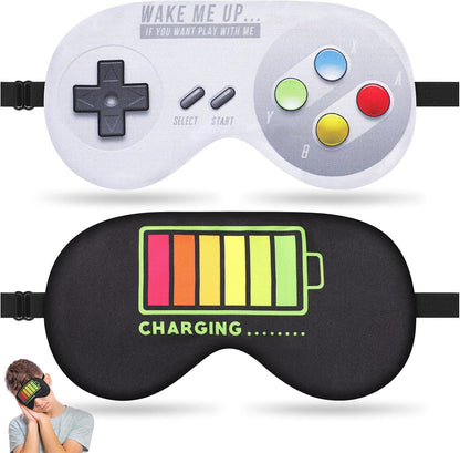 Ferocity 2 Pcs blackout sleep mask set front view