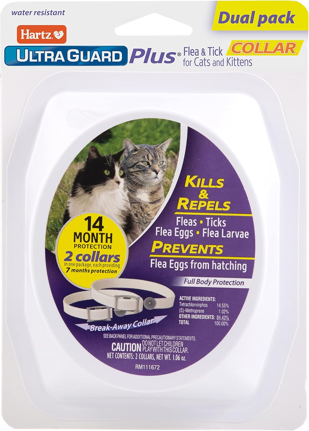 Hartz UltraGuard ProMax Flea & Tick Collar for Cats & Kittens I 14 Months Protection I Soft & Comfortable | Kills Fleas, Ticks, and Larvae I 2 Pack - Image 11