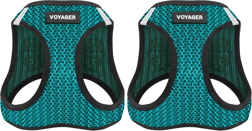 Best Pet Supplies Voyager Step-in Air Harness - All Weather Mesh, Reflective, No Pull Harness for Dogs, Cats - Secure with Hook & Loop Fastener, Buckle, Double D-Rings - Moss Green, XXS - Image 10