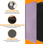 Blissstorm waterproof non slip cat box floor protector under an extra large litter tray