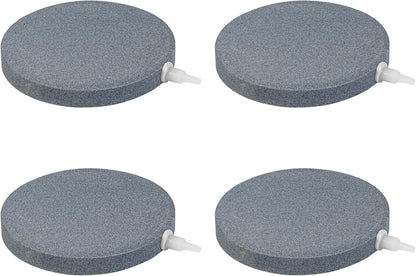 Aquaneat hydroponic DWC reservoir air stone showing the compact low profile dimensions.