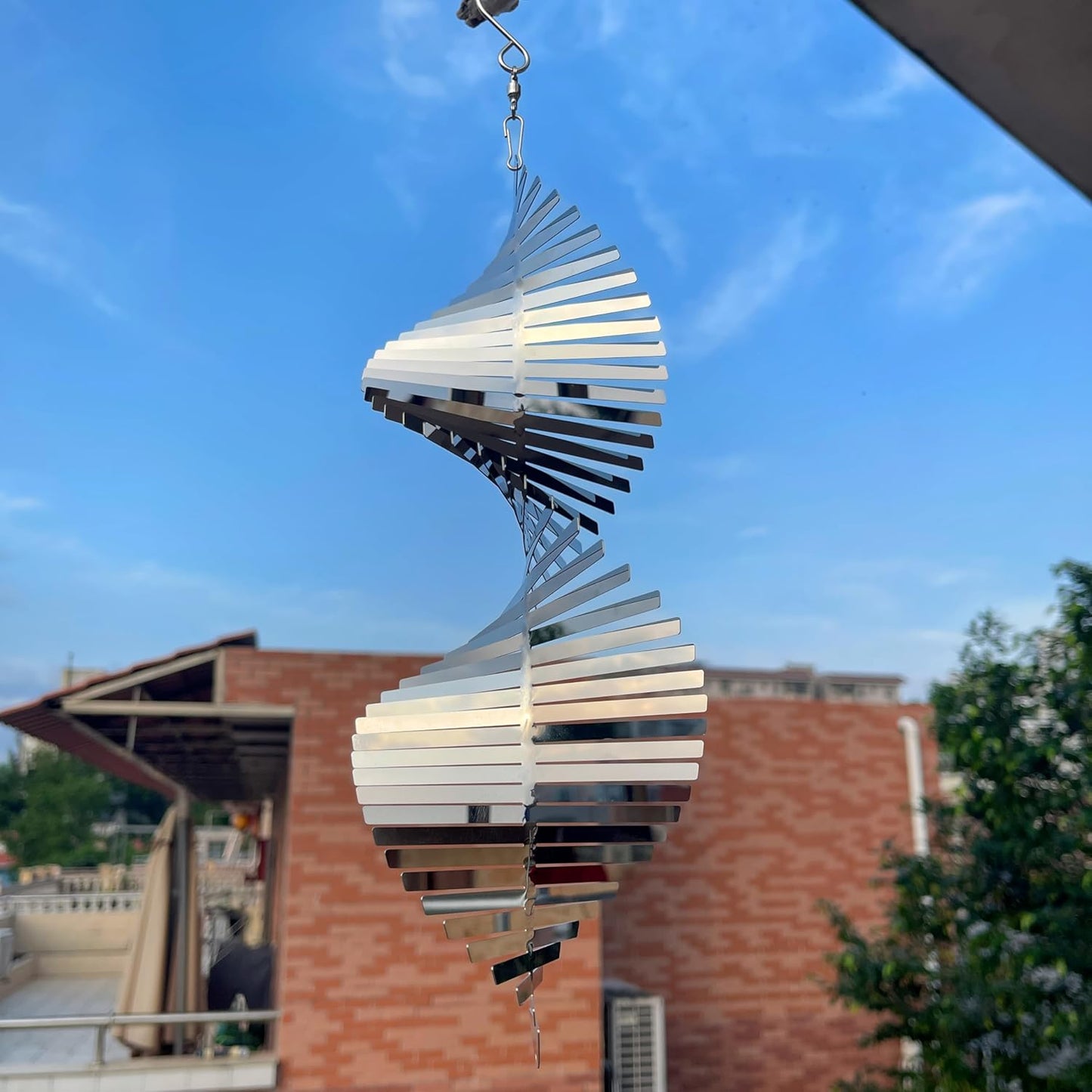 Kexsscai stainless steel wind spinner front view
