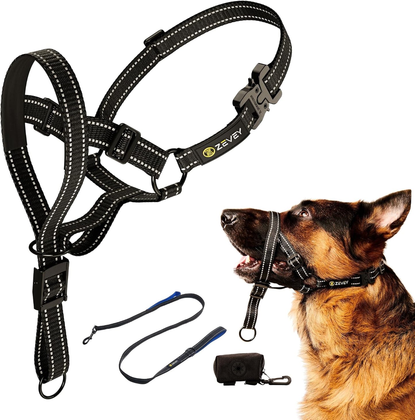 Packaging contents of Zevey no-pull training harness