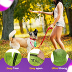 Heavy duty alloy clip leash dispenser with pet waste roll