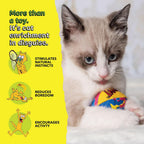 Yeowww! Catnip My Cats Balls Toys for Cats - 3-Pack - Durable Cotton Twill - Made in the USA - Stuffed with Organically Grown Catnip - Image 10