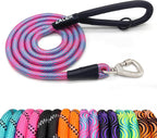 ZALER Long Dog Leash, 50 feet 30ft 20ft 15ft 10ft Dog Training Lead, Heavy Duty Check Cord Recall Leash for Dogs Training, Playing, Camping, or Backyard (30FT, Black Purple) - Image 10