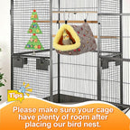 MEWTOGO Medium Winter Warm Bird Nest House with Support Board for Cage - Image 5