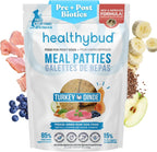 healthybud Raw Dog Food, Freeze Dried Dog Patties, Grain Free Dehydrated Real Meat, Dry Dog Treats & Toppers, Human Grade High Protein Puppy Food for All Breeds and Sizes, 14.1 oz (Salmon) - Image 9