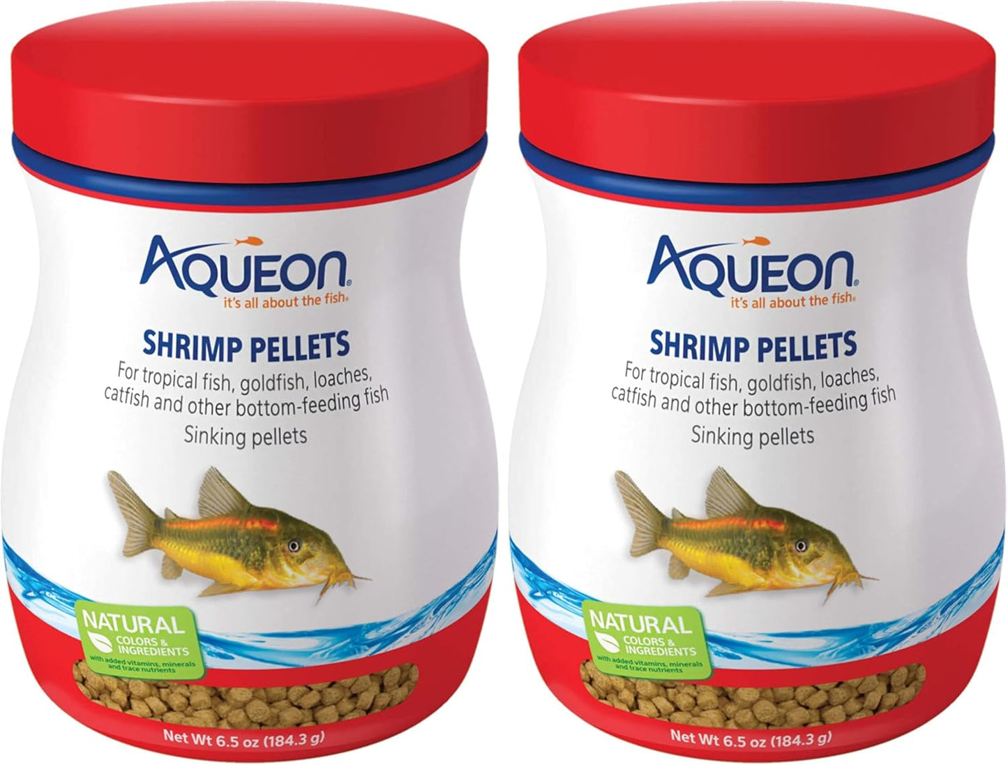 Authentic Aqueon imported fish food 6.5 ounces jar