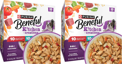 Purina Beneful Kitchen Creations With Beef, Chicken, or Lamb Wet Dog Food Variety Pack - (Pack of 30) 3 oz. Cans - Image 12