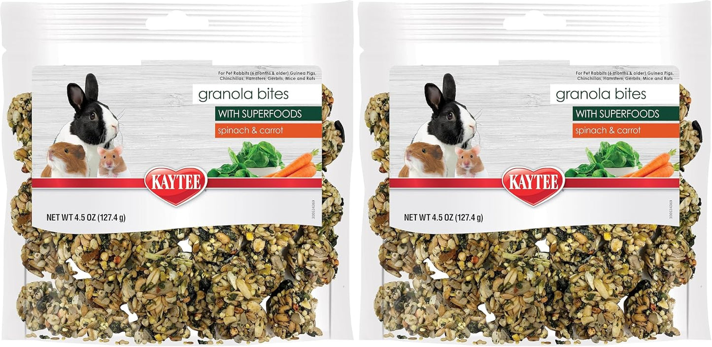 Kaytee cranberry apple and flaxseed foraging bites for guinea pigs