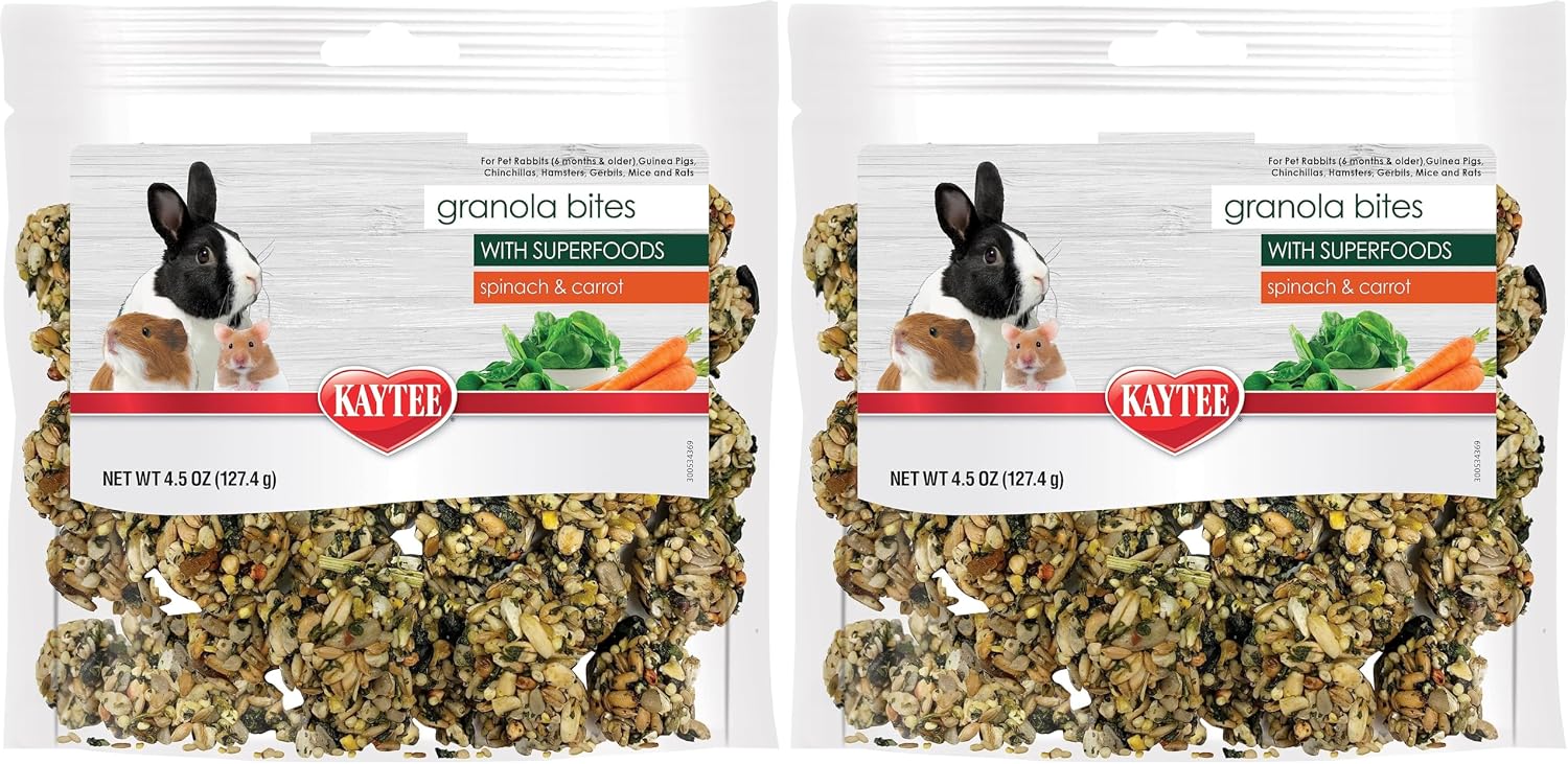 Kaytee cranberry apple and flaxseed foraging bites for guinea pigs